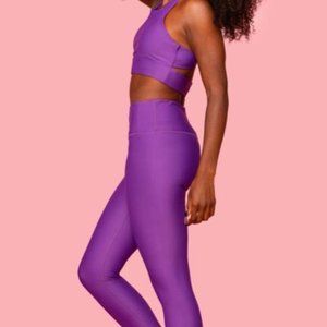 Skimmed Milk Purple Yoga set *TOP & BOTTOM* - Size XS
